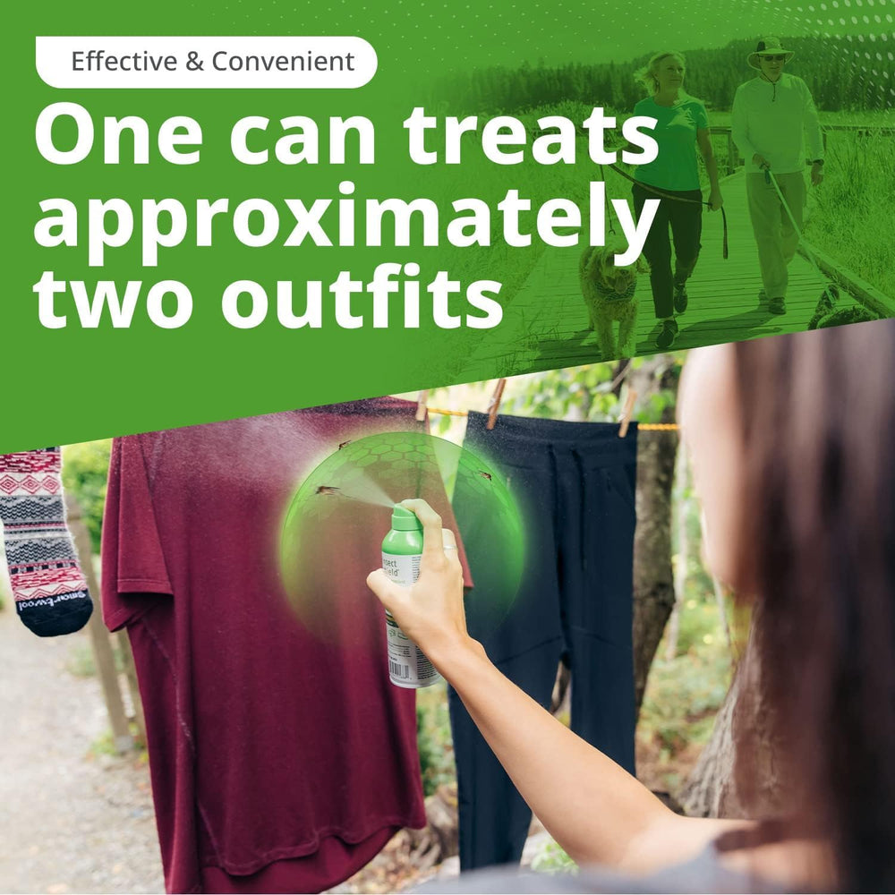 Insect Shield provides up to 60-day protection for outdoor enthusiasts.