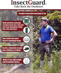 InsectGuard Tick Gaiters worn by hiker demonstrating comfort and coverage.