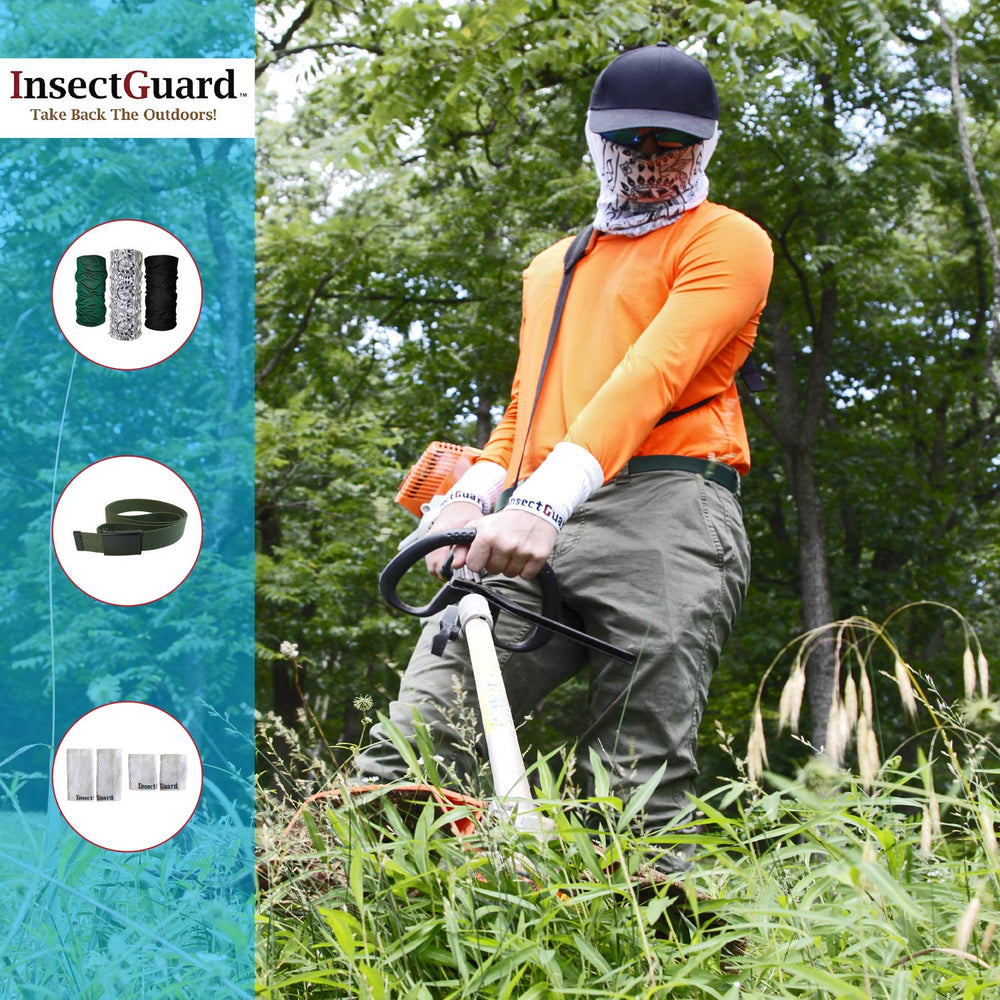 InsectGuard gaiters worn on the trail for protection