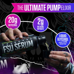 Inspired Nutraceuticals FSU Serum liquid splash conveys deep hydration and endurance potential