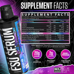 Inspired Nutraceuticals FSU Serum pour-glass demonstrates liquid dosing for fast absorption