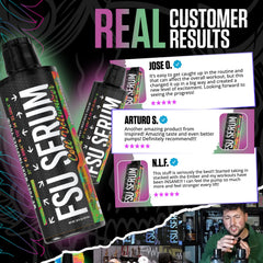 Inspired Nutraceuticals FSU Serum nitrate bottle—visual cue of boosted nitric oxide for circulation.