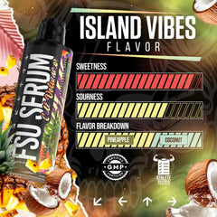 Inspired Nutraceuticals FSU Serum label closeup emphasizes non-stimulant pump benefits.