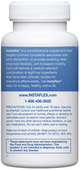 Instaflex label front displays dosage and usage for daily joint support