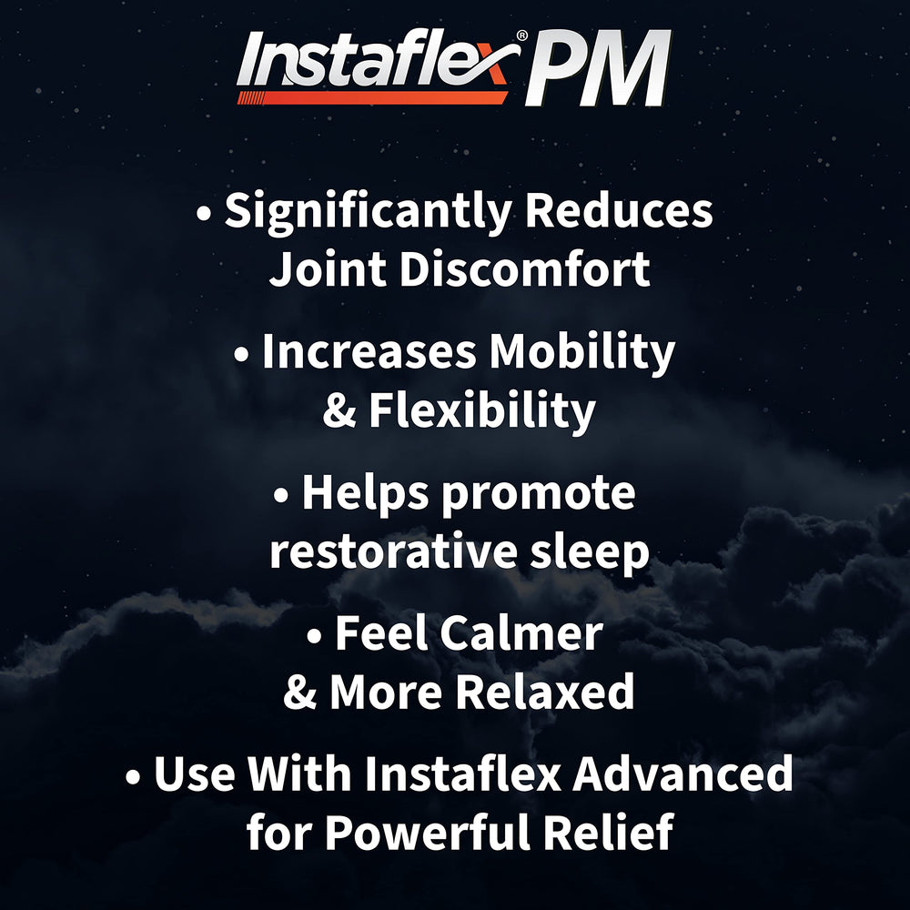 Instaflex PM ingredients Levagen and Tamaflex support comfortable movement