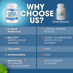 Instant Brands Oral Complete bottle on dresser conveys at-home dental care.