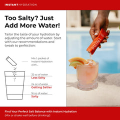 During morning workout, Paloma sticks help hydration.