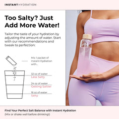 Instant Hydration watermelon drink in glass showcasing refreshing flavor and zero sugar.