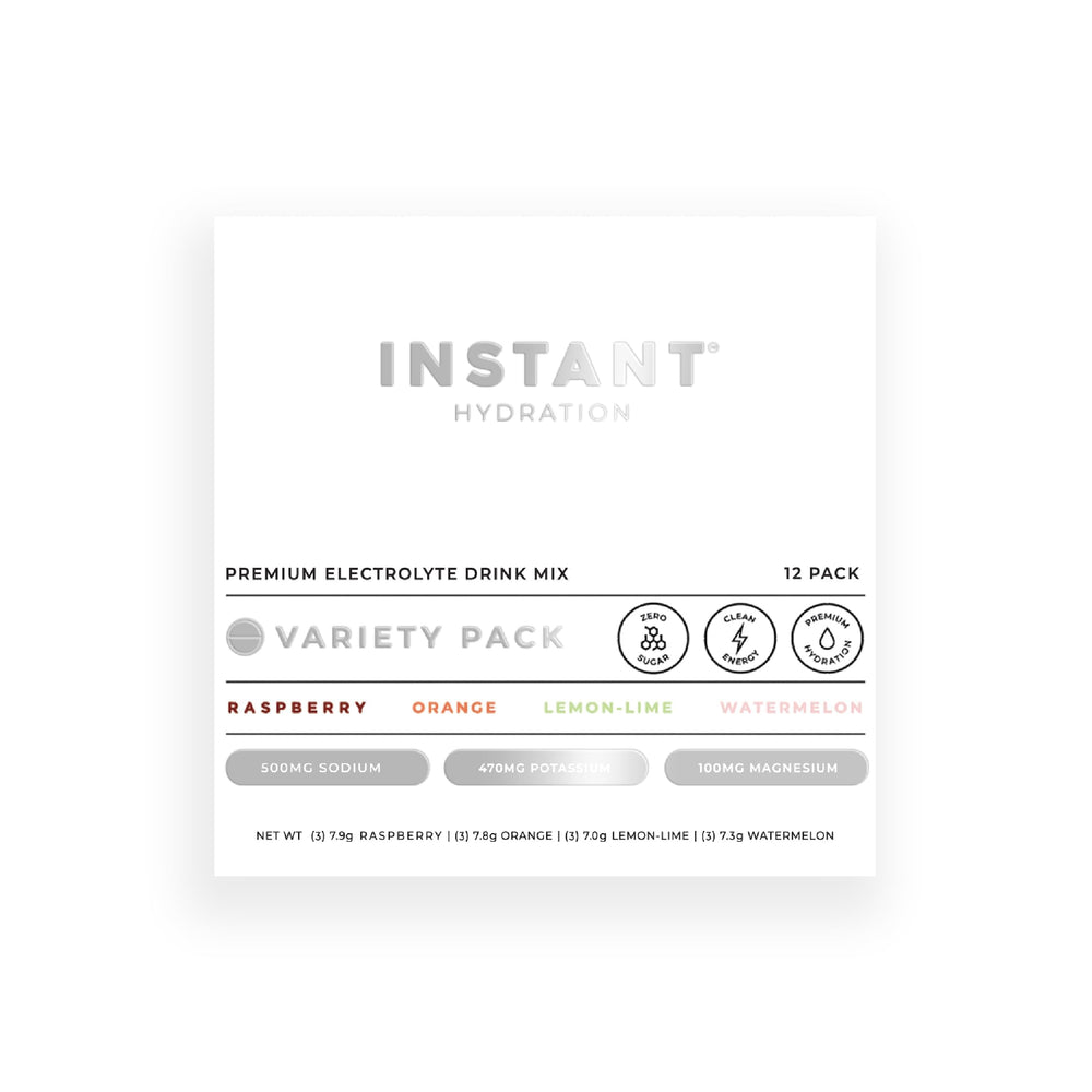 Instant Hydration Watermelon packets for refreshing hydration during workouts.