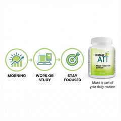 InstantATT daily ritual with capsules supports focused work sessions.