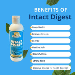 Dosing spoon with Intact Digest for convenient daily use