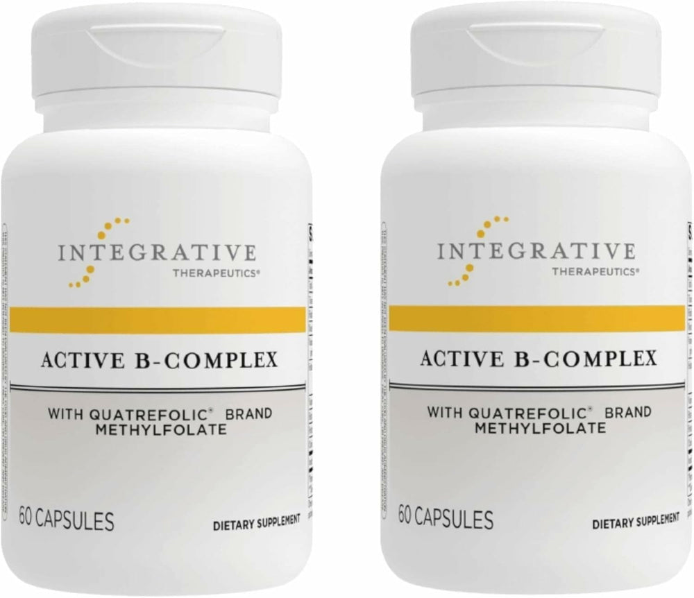 Integrative Therapeutics Active B-Complex bottle pour supports daily energy for busy schedules.