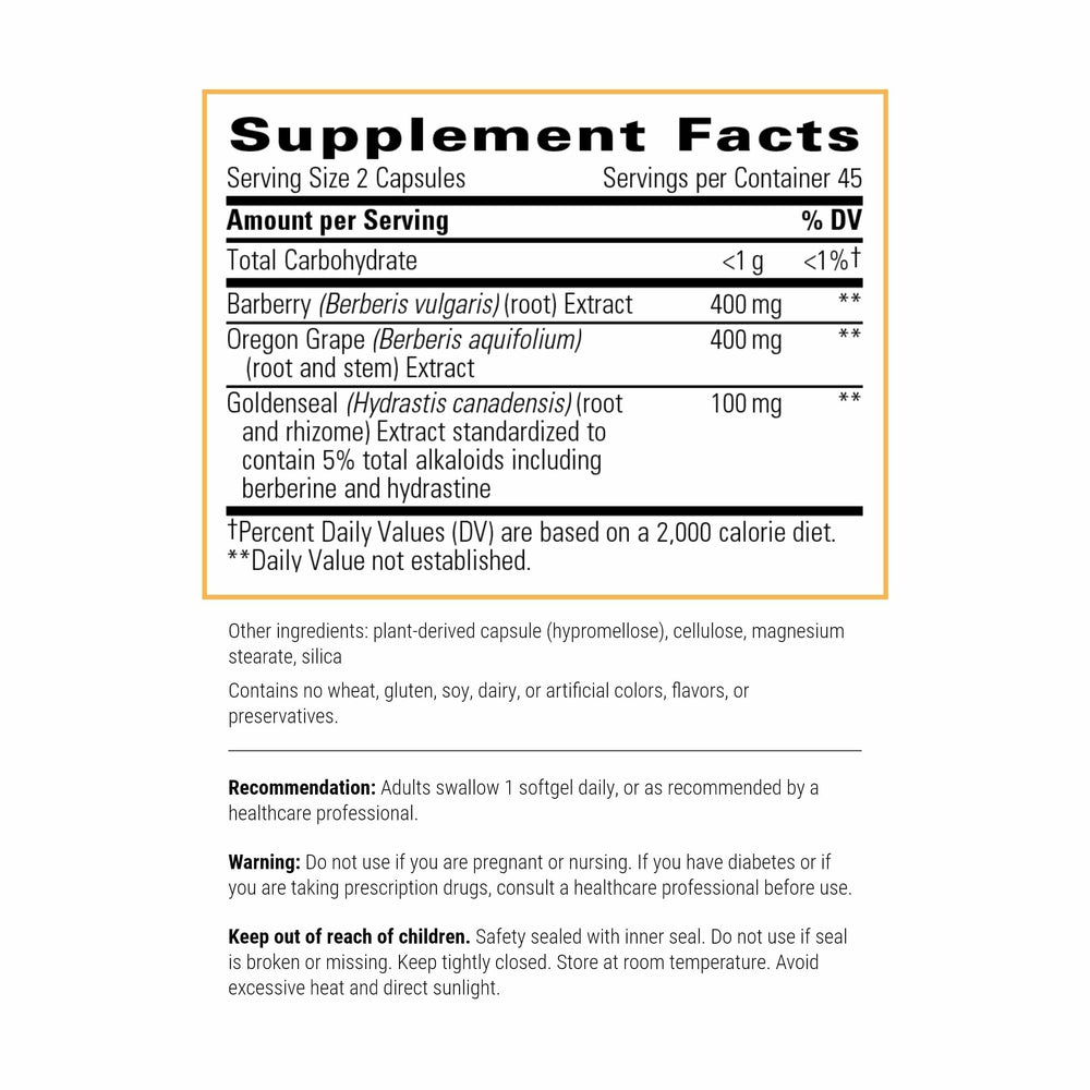 Integrative Therapeutics Berberine Complex capsules ready for easy daily use