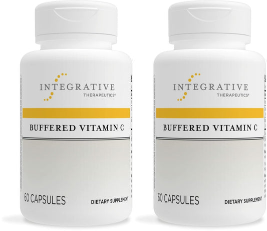 Integrative Therapeutics Buffered Vitamin C bottle showing daily antioxidant support
