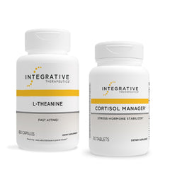 Integrative Therapeutics Cortisol Manager bottle with capsules for balanced stress response