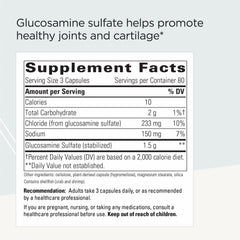 Integrative Therapeutics Glucosamine Sulfate capsules close-up for easy dosing