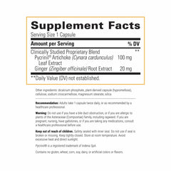 Motility Activator capsules inside packaging for easy daily gut health routine.