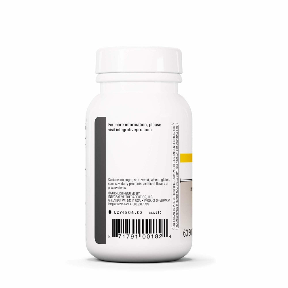 Petadolex softgels ready for daily use with 60 servings in bottle