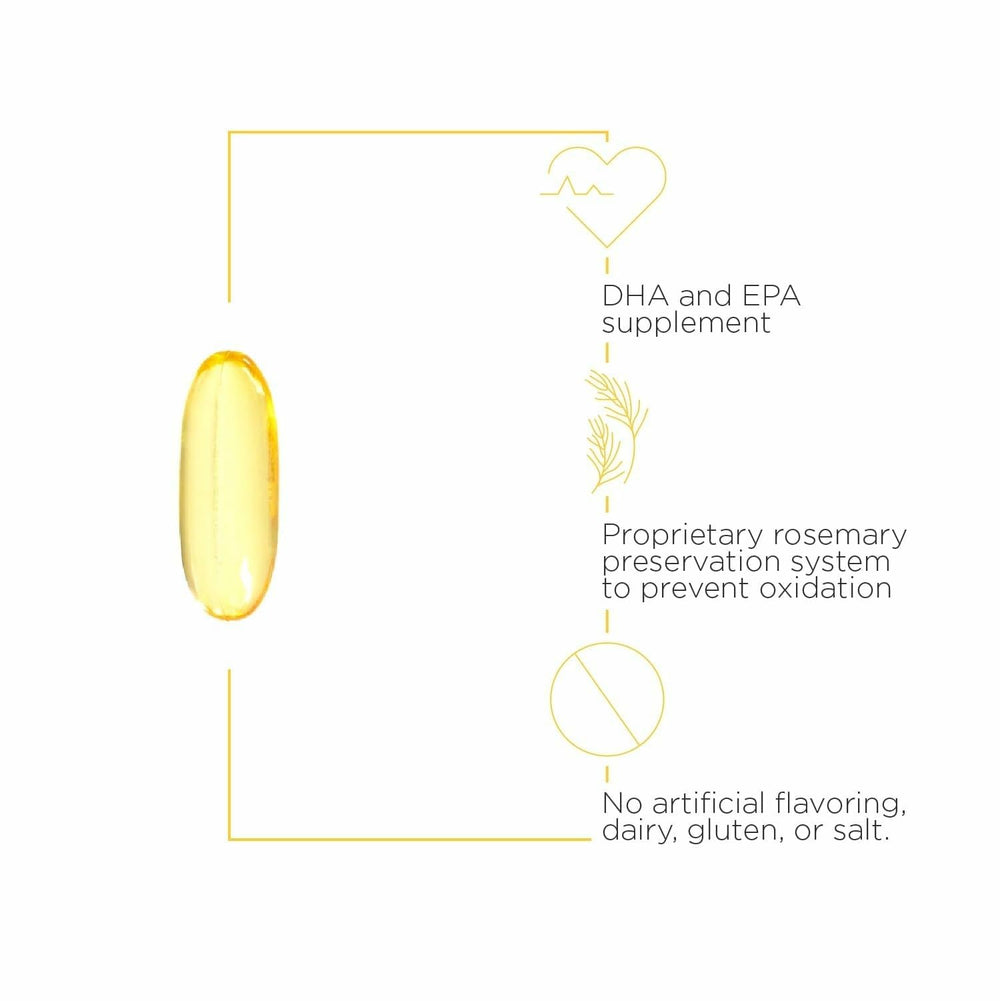 Integrative Therapeutics Pure Omega Ultra HP label highlights DHA and EPA sources.