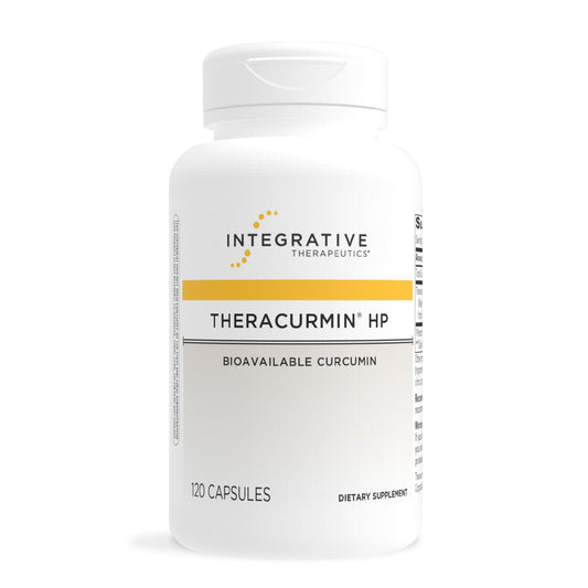 Integrative Therapeutics Theracurmin HP bottle closeup highlighting high absorption