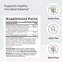 Herbal blend with oregano in Integrative Therapeutics Y Formula