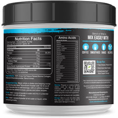 Intentionally Bare bone broth protein powder chocolate blended into a smoothie