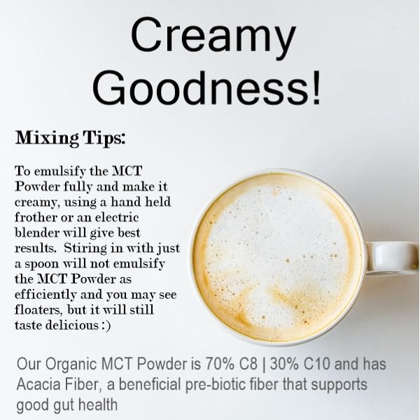 Intentionally Bare MCT Oil Powder scoop highlights precise measurement