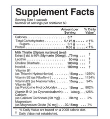 Interfarma Hepasil B-Complex daily-use scene with glass of water.