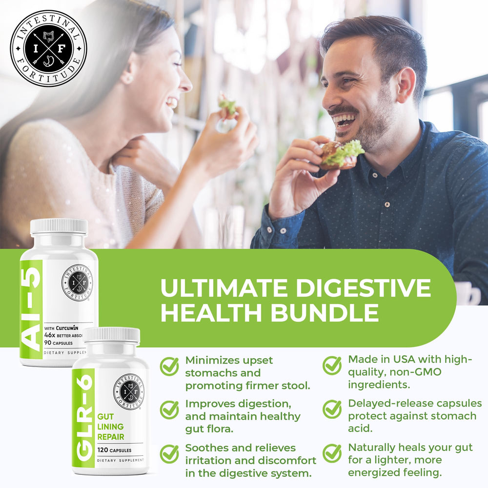 Intestinal Fortitude AI-5 curcumin blend emphasizes CurcuWIN absorption benefits