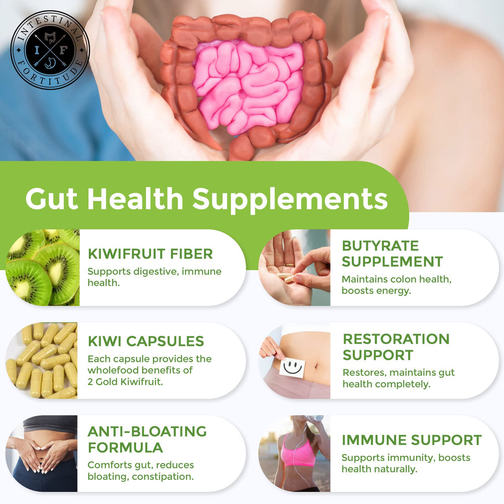 Intestinal Fortitude measuring scoop next to capsules