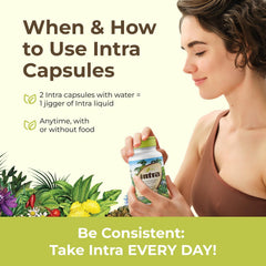Intra Lifestyles Capsules shown in daily routine setup for energy support