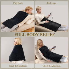 InVarme graphene heating pad combines soft cover with versatile care areas.