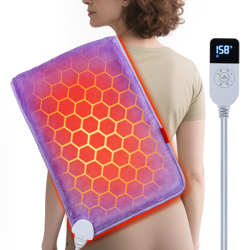 InVarme hot heating pad with graphene technology delivers rapid, comfortable warmth.