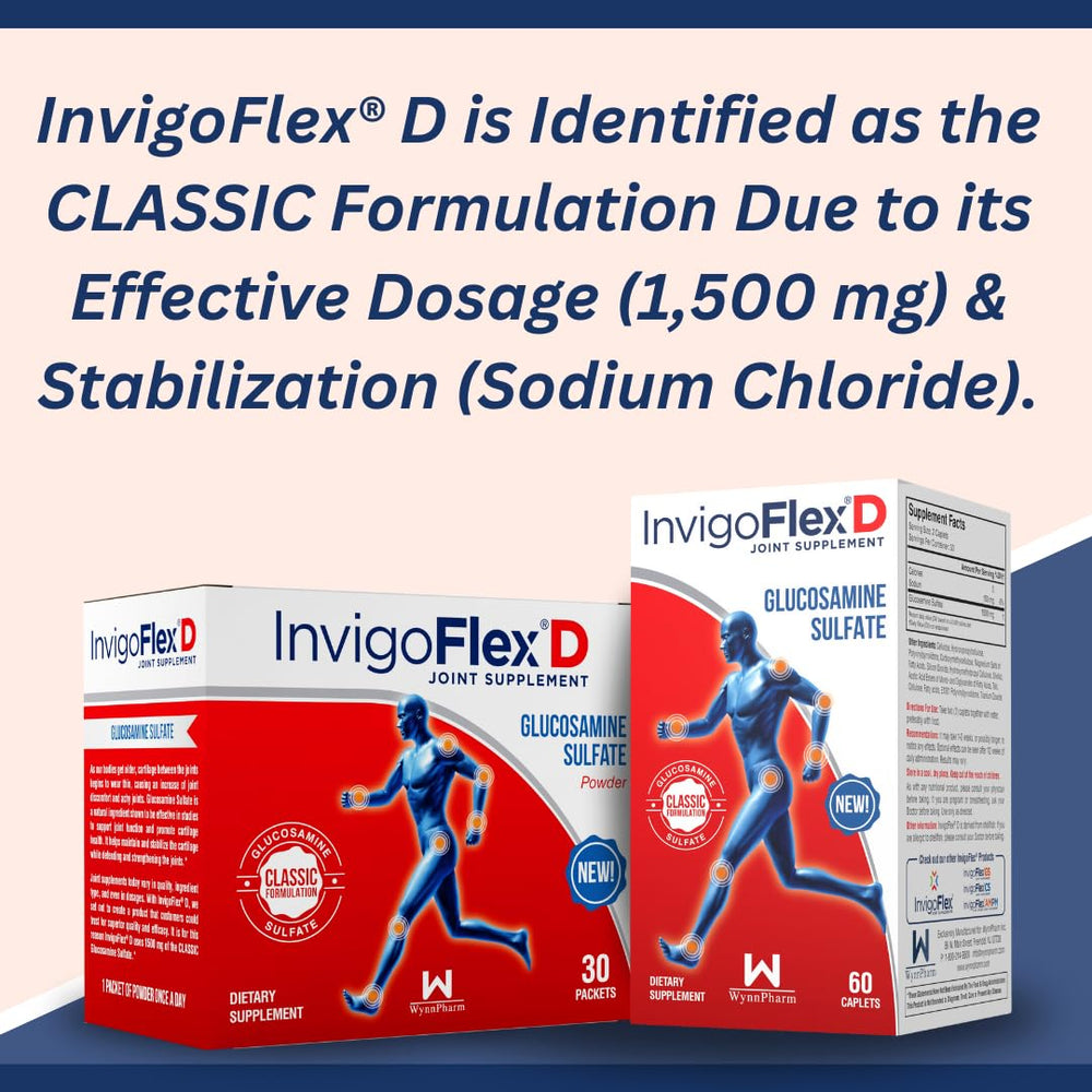 INVIGOFLEX brand logo for trusted joint support