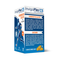 INVIGOFLEX CS premium chondroitin sulfate detail on label.