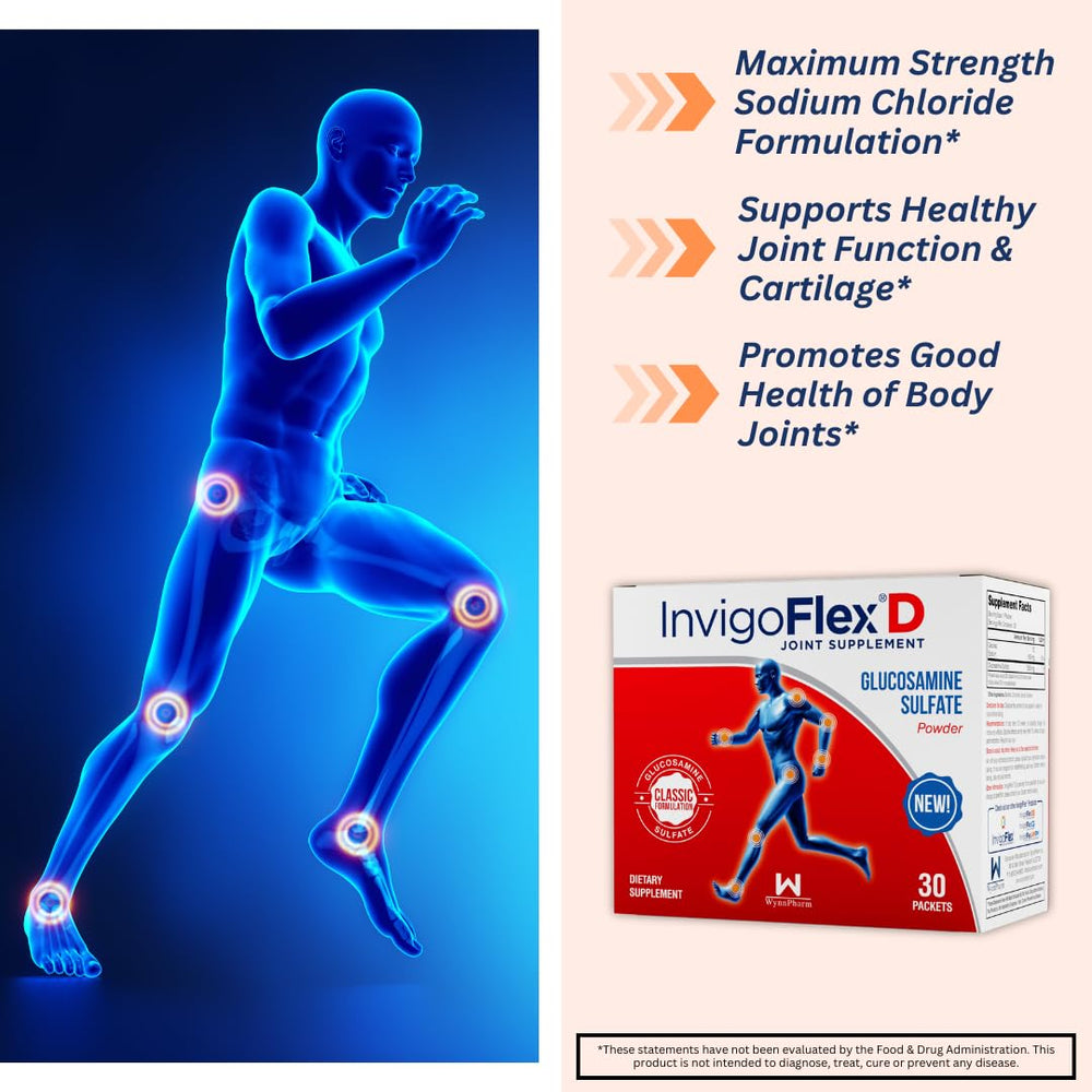 INVIGOFLEX usage closeup on knees and hands for everyday activity