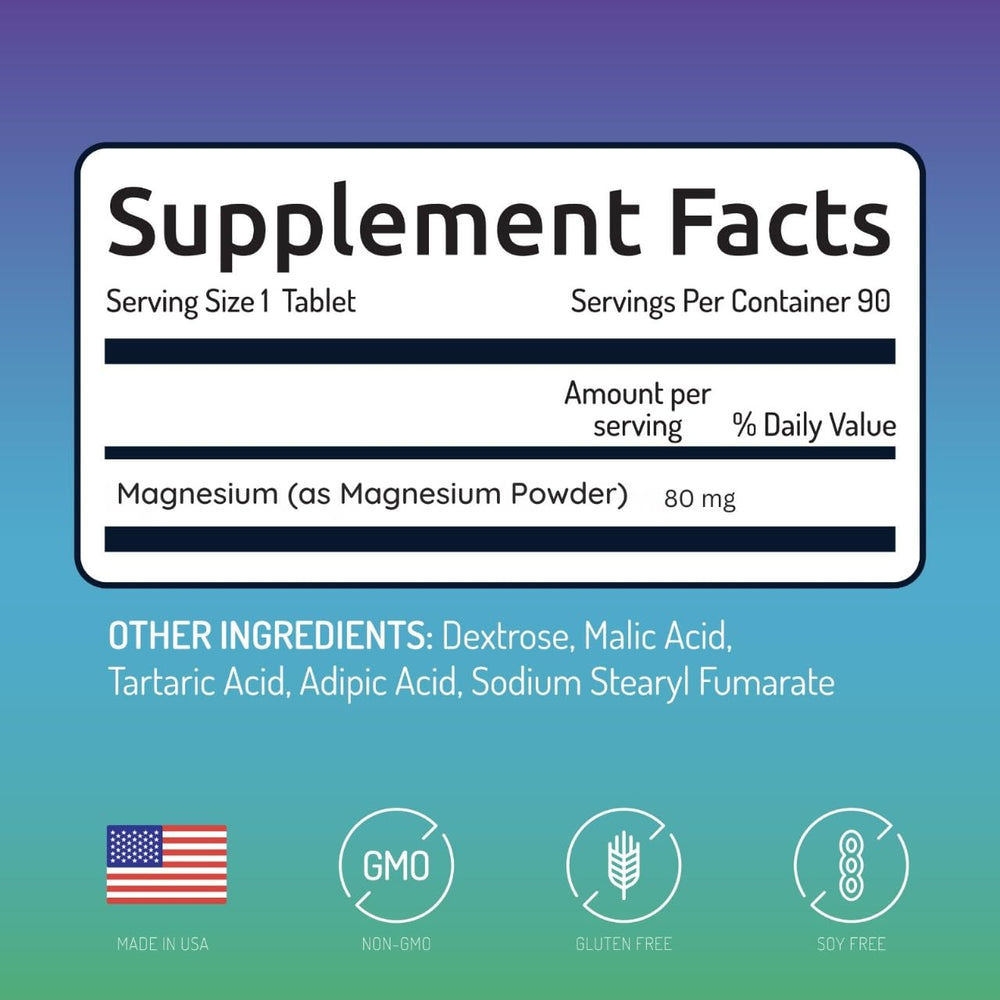 Unflavored Invigorated Water tablets ready to mix with beverages.
