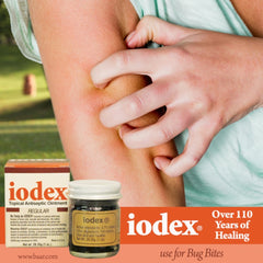 IODEX Baar ointment on skin during application.
