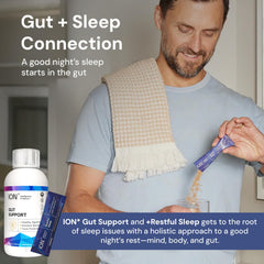 ION Gut-support sleep integration packet links gut balance to rest