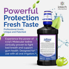 ioRinse active molecular iodine close-up highlighting odor control potential.