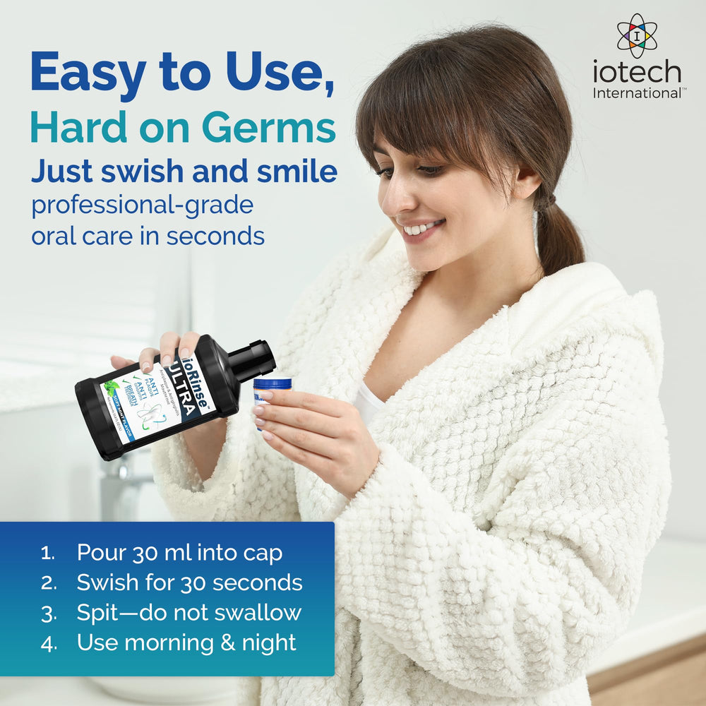 ioRinse Ultra for long-lasting fresh breath and confidence