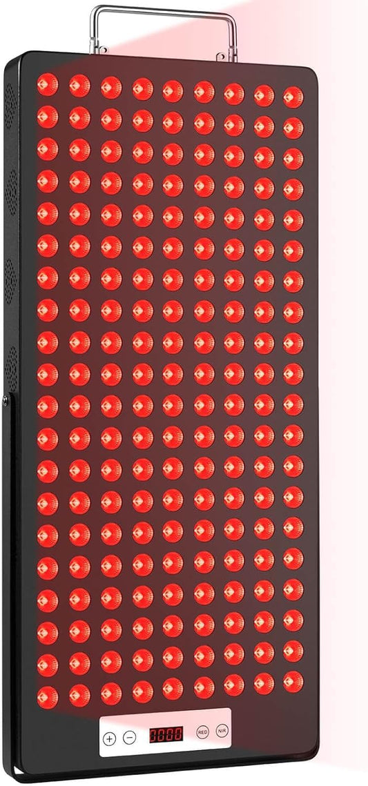 iPlantop red light panel front view shows compact design for easy at‑home sessions