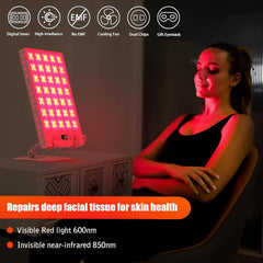 iPlantop red light panel close-up of LED diodes for targeted therapy