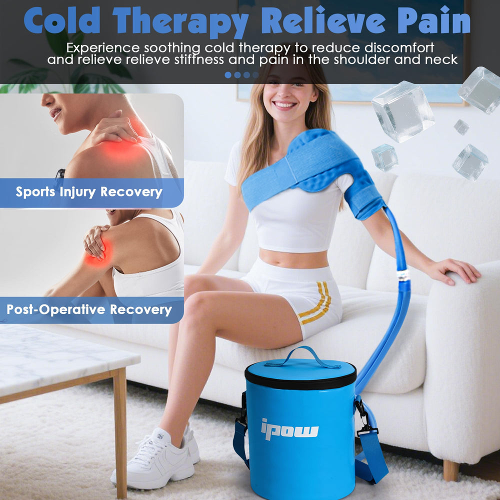 IPOW ice machine operates quietly for undisturbed rest during therapy.