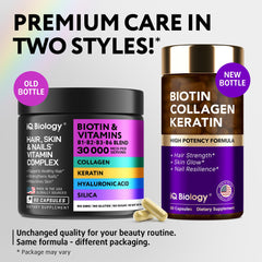 IQ BIOLOGY bottle pour shows easy daily intake during routines