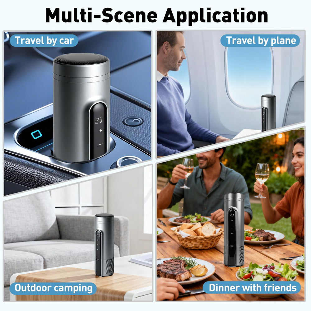IQYIQY insulin cooler with USB charging and 3-battery pack for travel