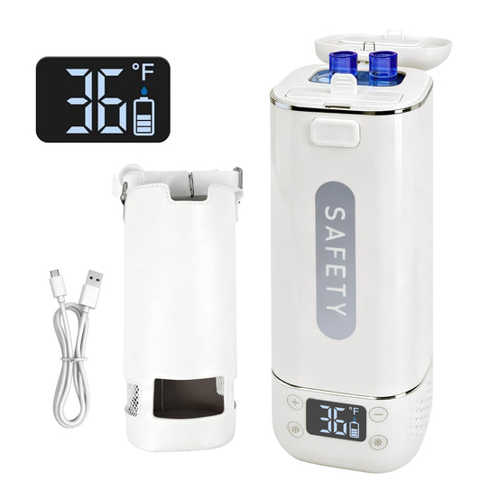IQYIQY Rechargeable Insulin Cooler with open compartment for quick on-the-go access.