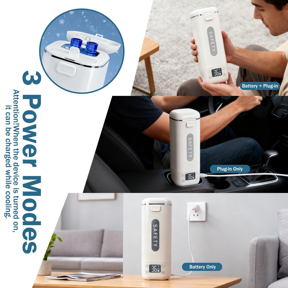 IQYIQY insulin cooler usb-charging port powers devices during journeys.