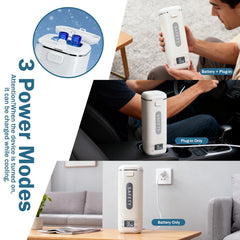 IQYIQY insulin cooler usb-charging port powers devices during journeys.