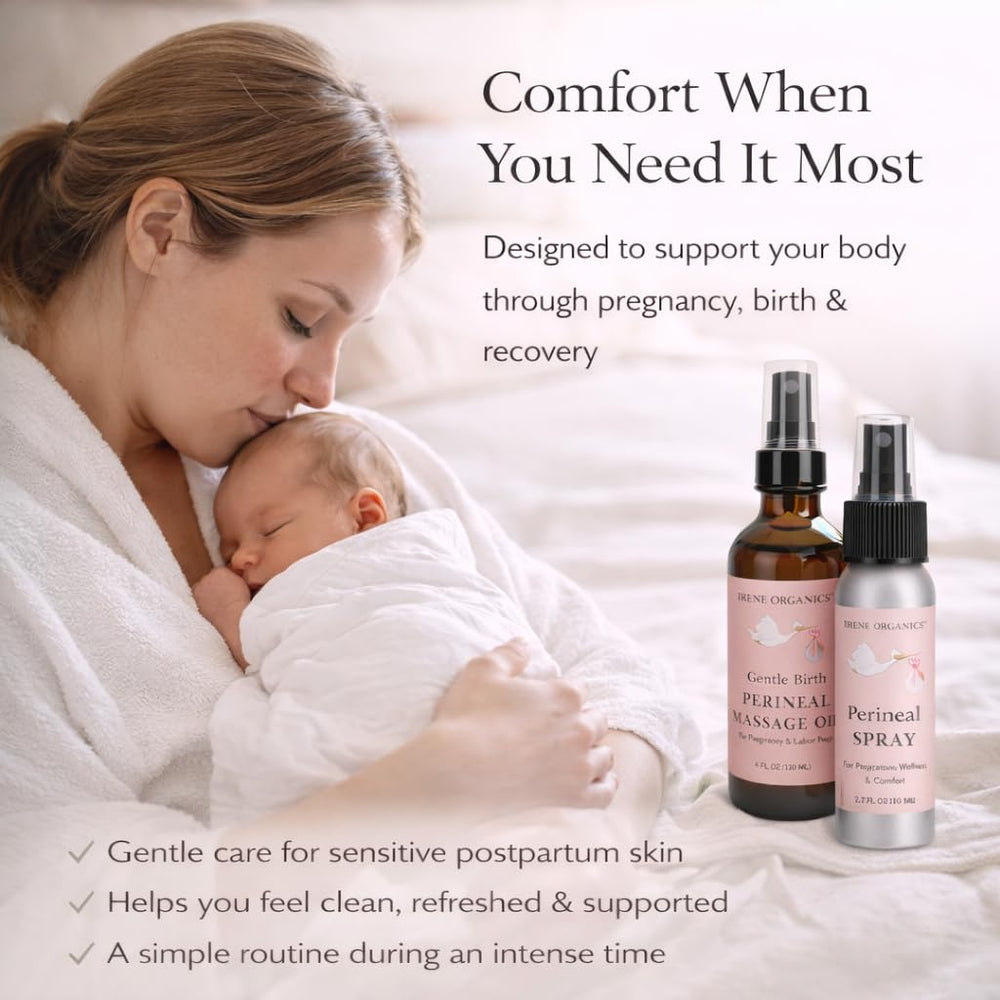 Irene Organics gift-set image for expecting or new moms.